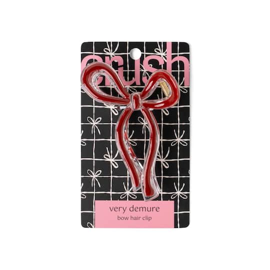 Assorted Crush™ Very Demure Bow Hair Clip, 1pc.